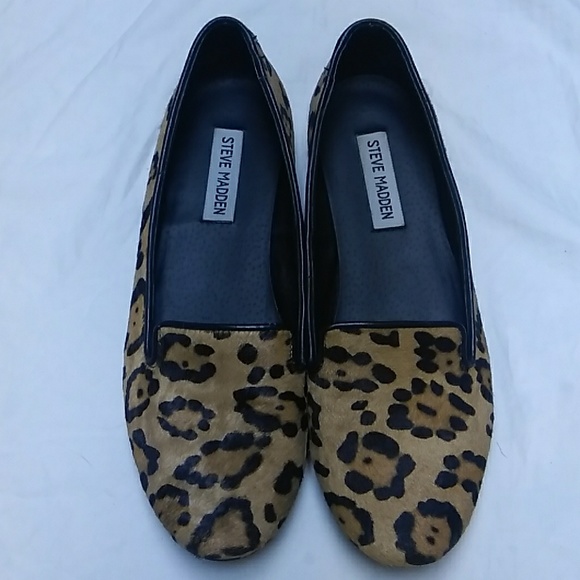 Steve Madden Croquet Leopard Flat - Picture 2 of 5
